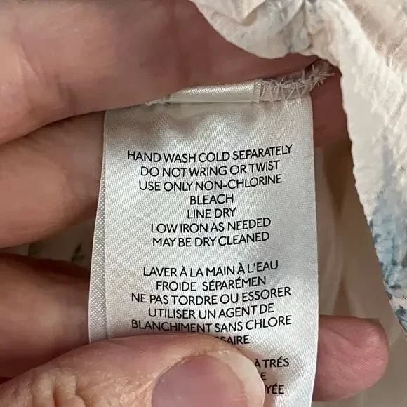 Free People Women's Final Rose Blouse In Vintage Combo Size XL - Picture 13 of 13